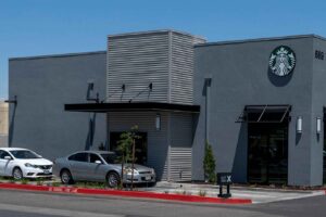 Starbucks drive-thru under development in Sacramento, illustrating the complex journey of commercial real estate ventures with Capital Rivers. Navigating challenges like existing leases, unexpected issues before closing, and ensuring timely delivery for major clients