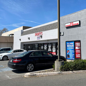 Image showing small Sacramento, CA retail strip mall