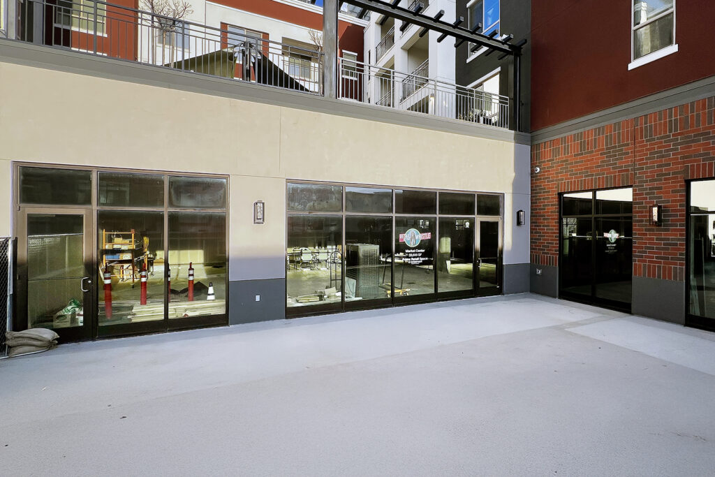 Redding retail property undergoing renovation as per California property management law