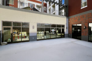 Redding retail property undergoing renovation as per California property management law