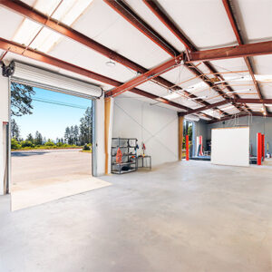 Inside industrial personal warehouse for rent in Chico, CA