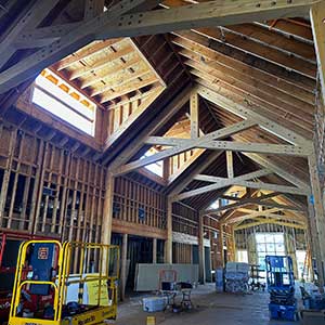 In-progress build by a commercial real estate developer