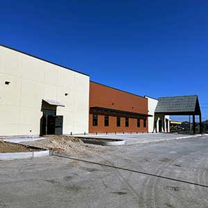 In-progress project by a commercial real estate developer