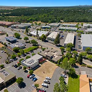 Aerial view of Chico, CA businesses to help explain what is a 1031 exchange