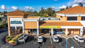 Strip mall representing trends in Sacramento retail space