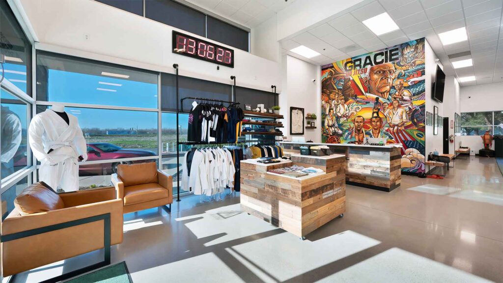 Jiu-Jitsu studio in creative office space