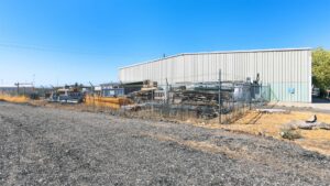 Industrial outdoor storage area