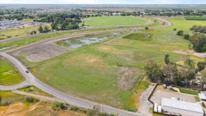 Aerial view of land for sale Chico property near future growth areas