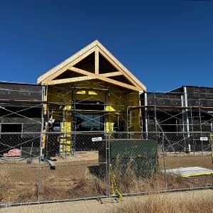 PACE center construction underway for a build-to-suit PACE development project.