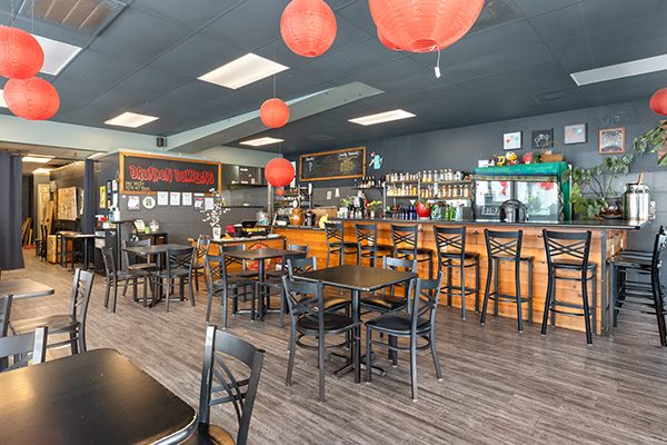 Image of a ±1,789 SF second-generation restaurant space located on end cap in Chico, CA.